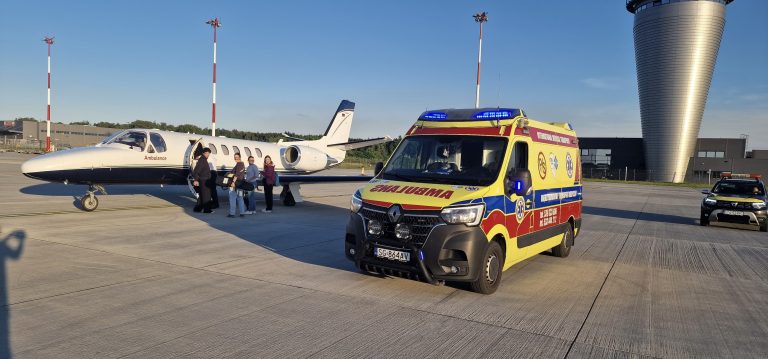 Transport zespołu transplantacyjnego – Pyrzowice | ANKAR