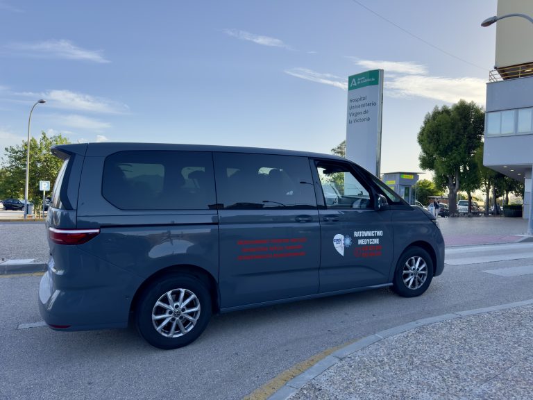 Transport medyczny do Hiszpanii bez samolotu – Łódź–Málaga