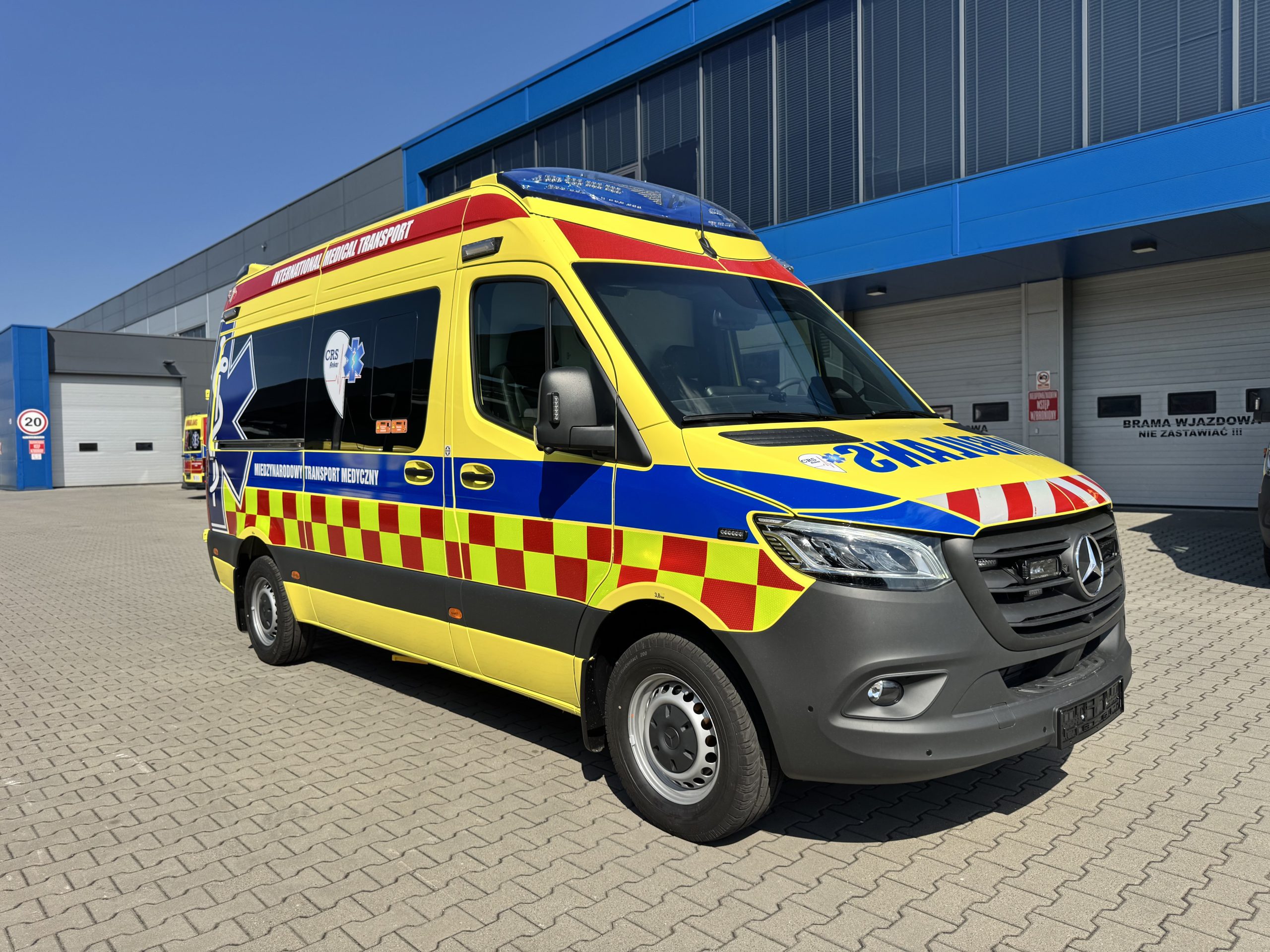 Nowy ambulans Mercedes Sprinter (Auto-Form) – flota ANKAR rośnie | ANKAR