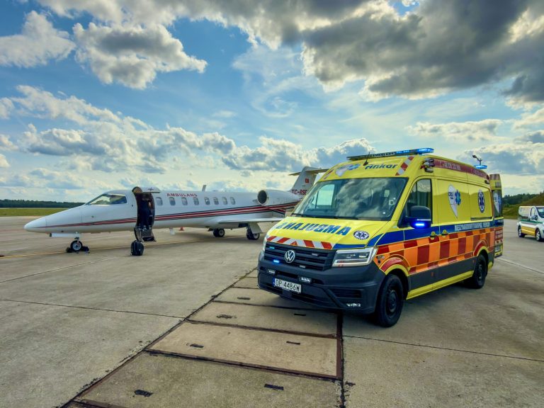 Lotniczy transport sanitarny z Niemiec do Zielonej Góry | Pacjent kardiologiczny