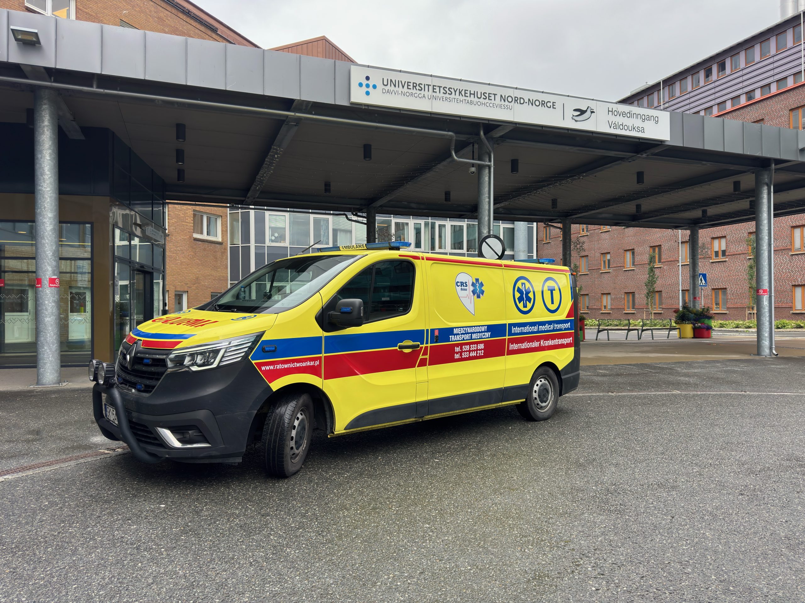 Transport sanitarny z Norwegii – misja Tromsø | Ratownictwo ANKAR