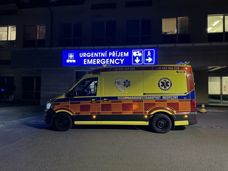 Transport medyczny Praga – Warszawa | ANKAR