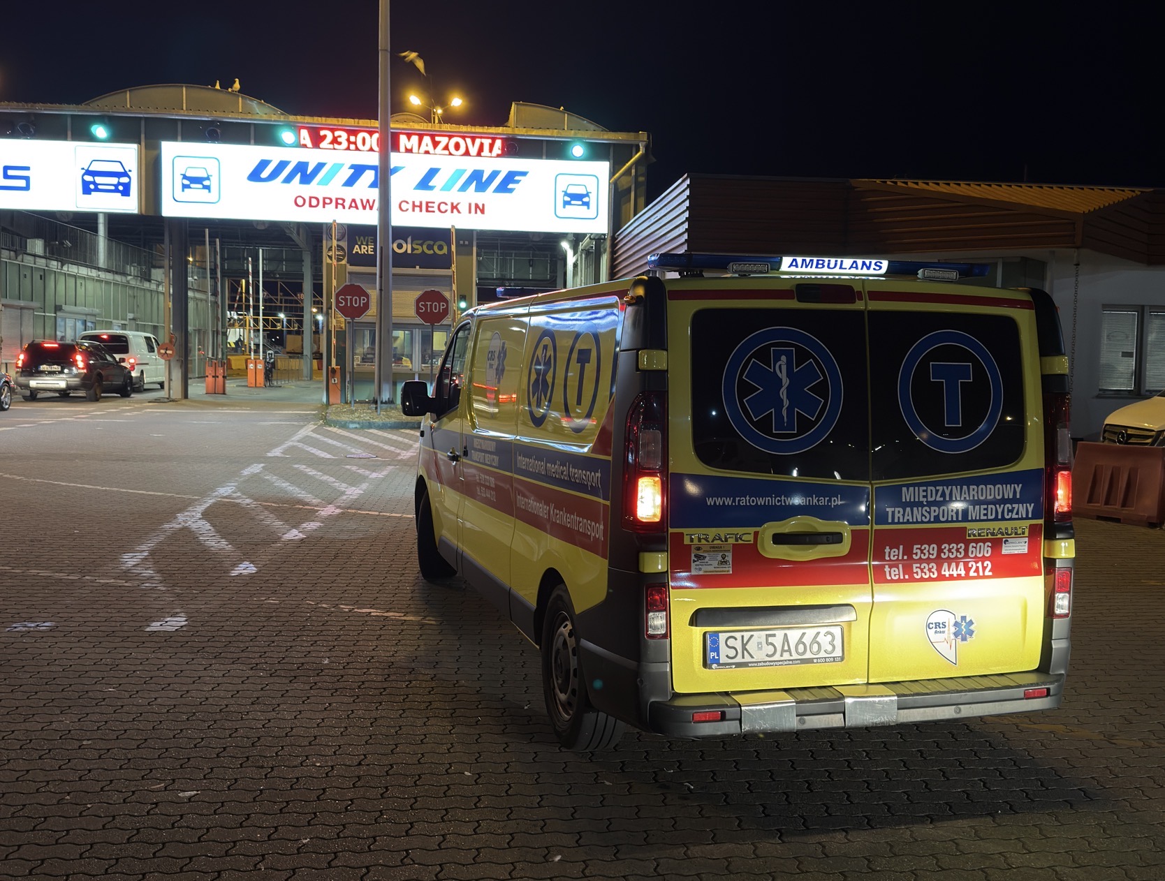 Transport sanitarny z Norwegii do Holandii — gdy pacjent nie mógł polecieć | ANKAR